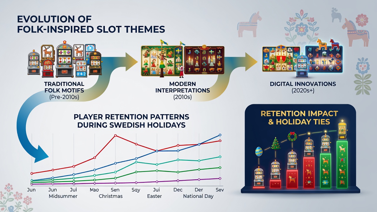 Folk-inspired slot game interface showing Swedish midsummer elements like floral crowns and maypoles alongside reel symbols