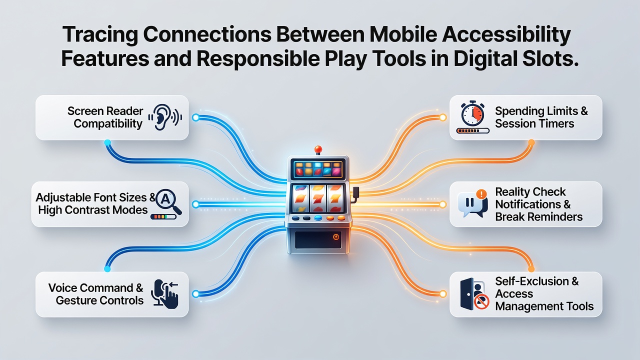 Integration of responsible play tools with accessibility options in digital slots